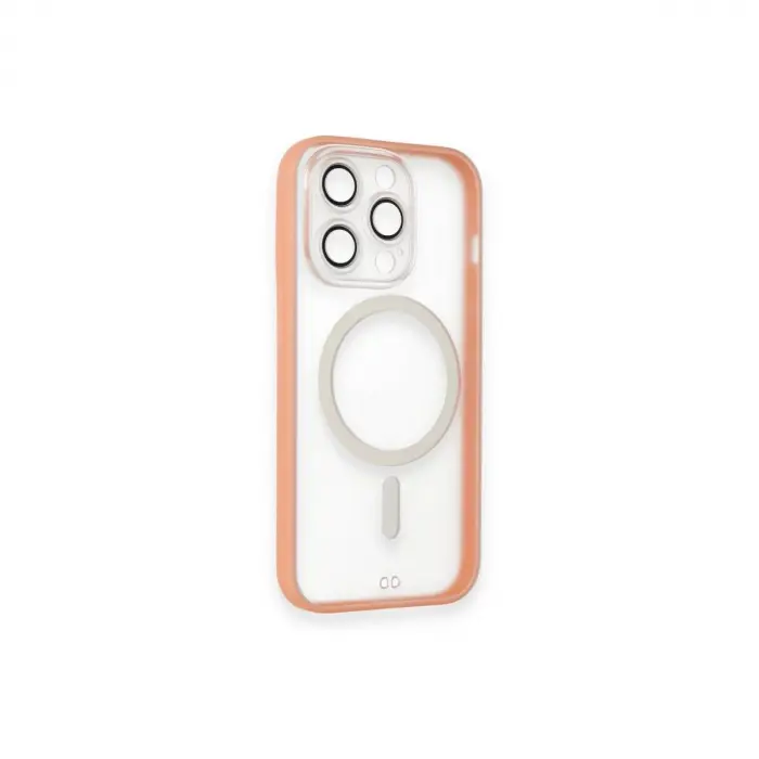 İphone 14 Pro Max Kılıf Grand Magneticsafe Kapak - Pembe