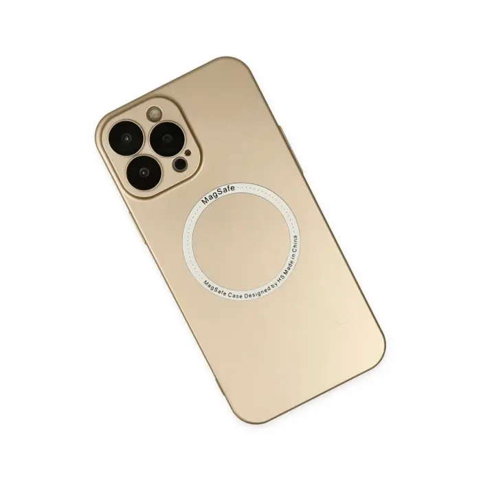 İphone 14 Pro Max Kılıf Jack Magneticsafe Lens  - Gold