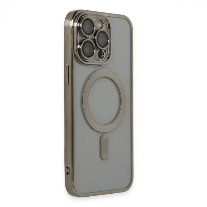 İphone 14 Pro Max Kılıf Kross Magneticsafe Kapak - Titan Gri