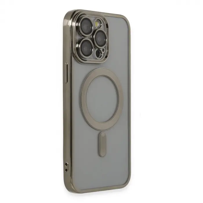 İphone 14 Pro Max Kılıf Kross Magneticsafe Kapak - Titan Gri