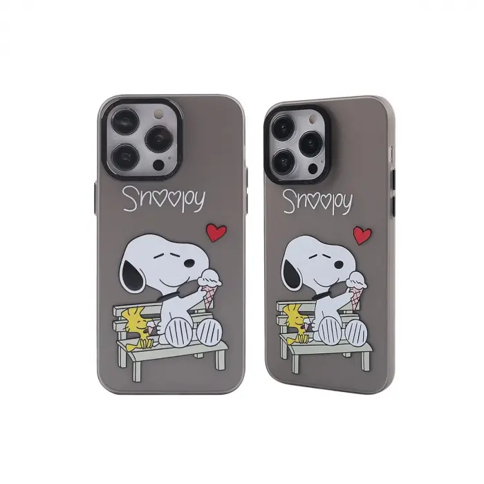 İphone 14 Pro Max Kılıf Prada Desenli Kapak - Prada Siyah - 2