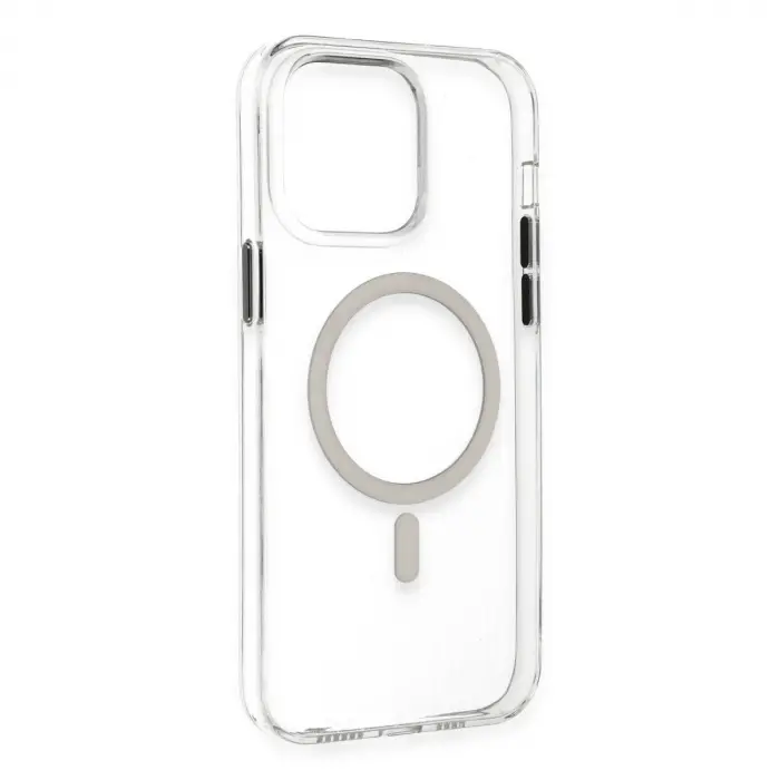 İphone 14 Pro Max Kılıf Tron Şeffaf Magsafe Kapak - Şeffaf