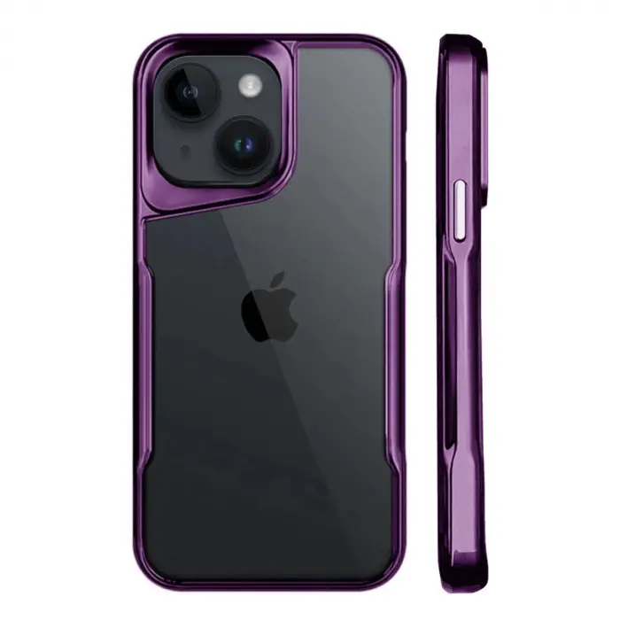 İphone 15 Kılıf Boyi  Kapak - Derin Mor