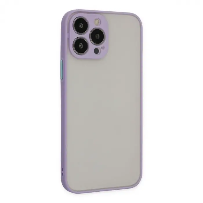 İphone 15 Pro Kılıf Montreal  Kapak - Mor