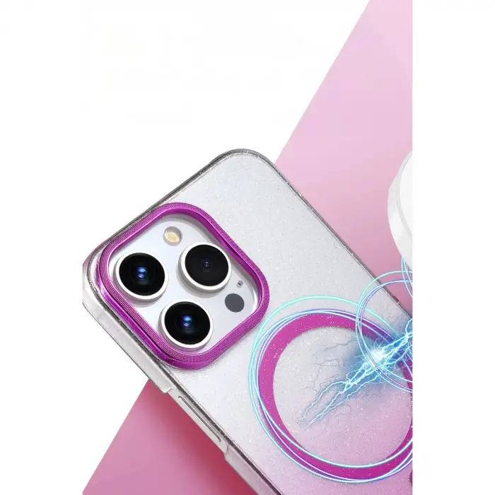İphone 15 Pro Max Glossy Magsafe Kapak - Mi