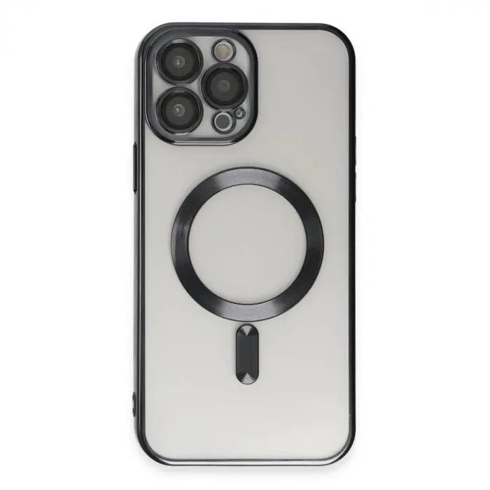 İphone 15 Pro Max Kılıf Kross Magneticsafe Kapak - Siyah