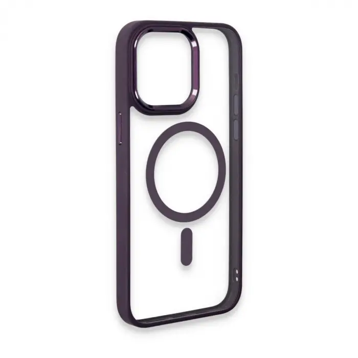 İphone 15 Pro Max Kılıf Room Magneticsafe  - Derin Mor