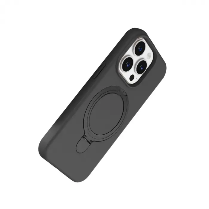 İphone 15 Pro Max Regal Magsafe Standlı Kapak - Titan Gri