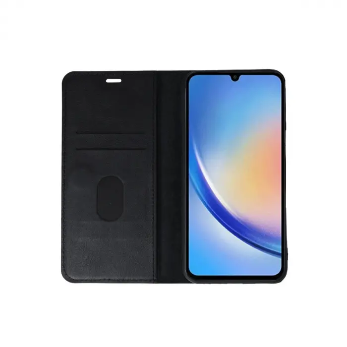 İphone 15 Trend S Plus Kapaklı Kılıf - Siyah