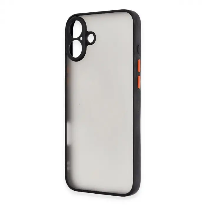 İphone 16 Kılıf Montreal  Kapak - Siyah