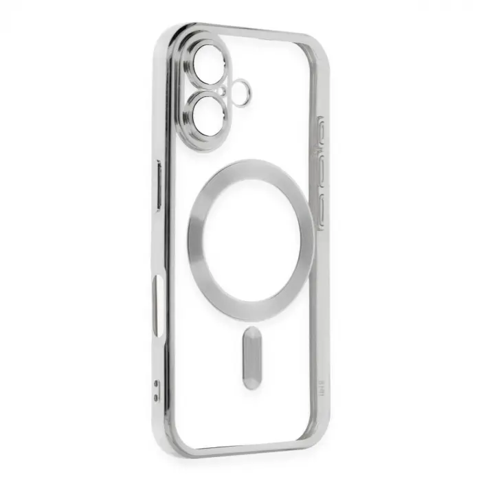 İphone 16 Plus Kılıf Kross Magneticsafe Kapak - Gümüş