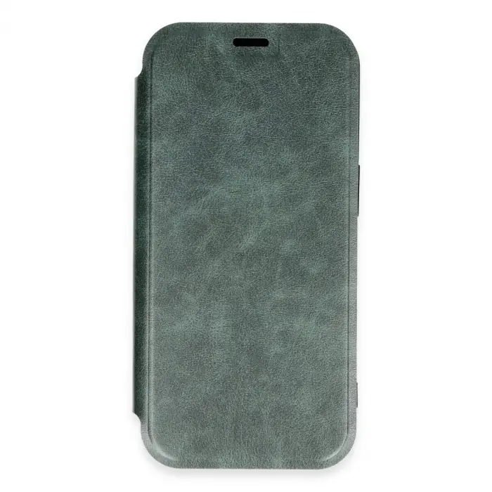 İphone 16 Pro Kılıf Flip Cover - Koyu Yeşil