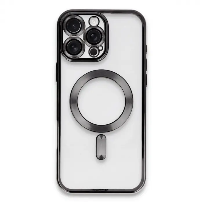 İphone 16 Pro Max Kılıf Kross Magneticsafe Kapak - Siyah