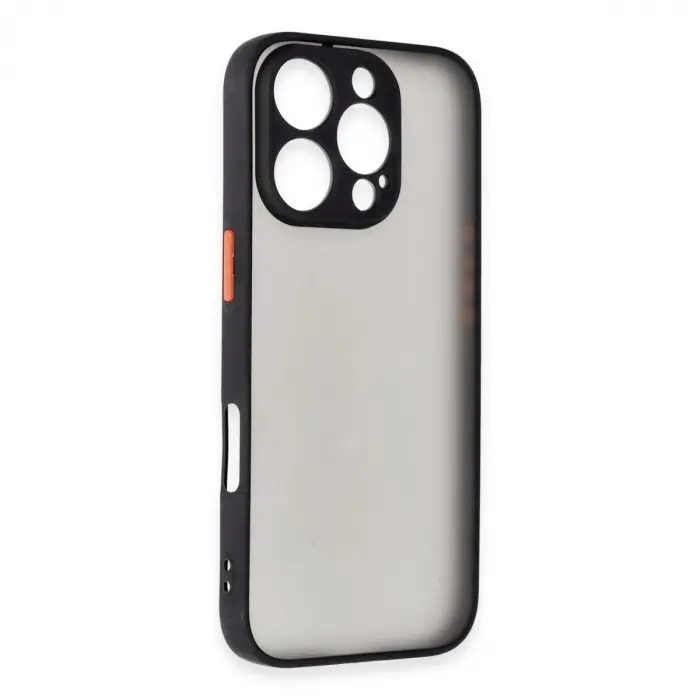 İphone 16 Pro Max Kılıf Montreal  Kapak - Siyah