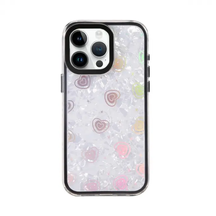İphone 16 Pro Max Lumi Desenli Kapak - Siyah