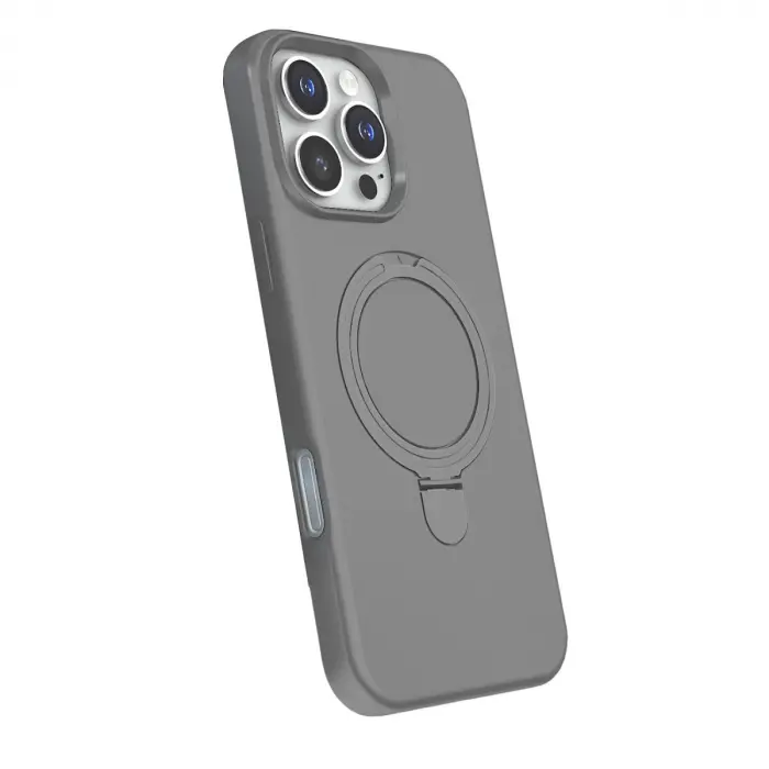 İphone 16 Pro Max Regal Magsafe Standlı Kapak - Titan Gri