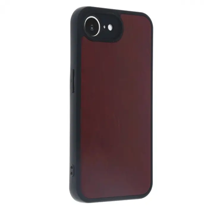 İphone 16e Kılıf Aras Deri Kapak - Bordo