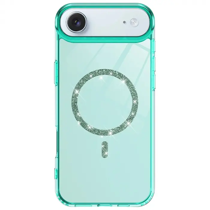 İphone 17 Air Live Diamond Magsafe Kapak - Yeşil