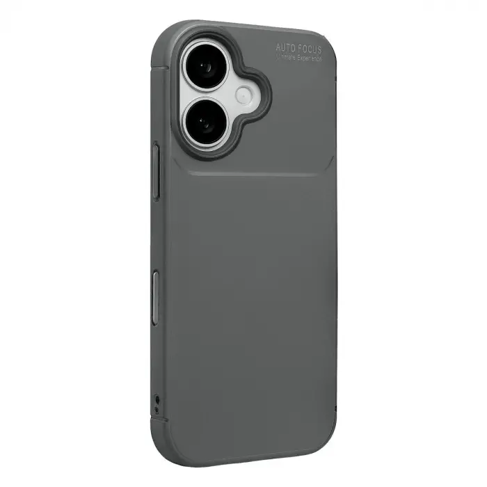 İphone 17 Auto Fus Karbon Kapak - Gri