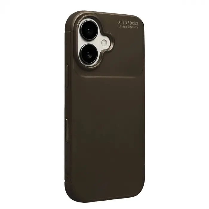 İphone 17 Auto Fus Karbon Kapak - Kahverengi