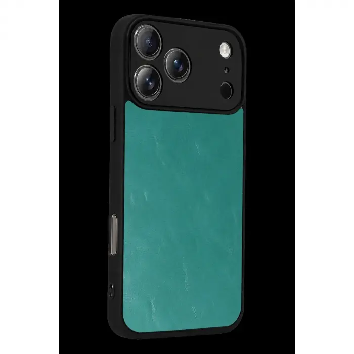 İphone 17 Pro Aras Deri Kapak - Açık Yeşil