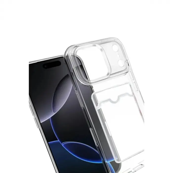 İphone 17 Pro Kart Şeffaf  - Şeffaf