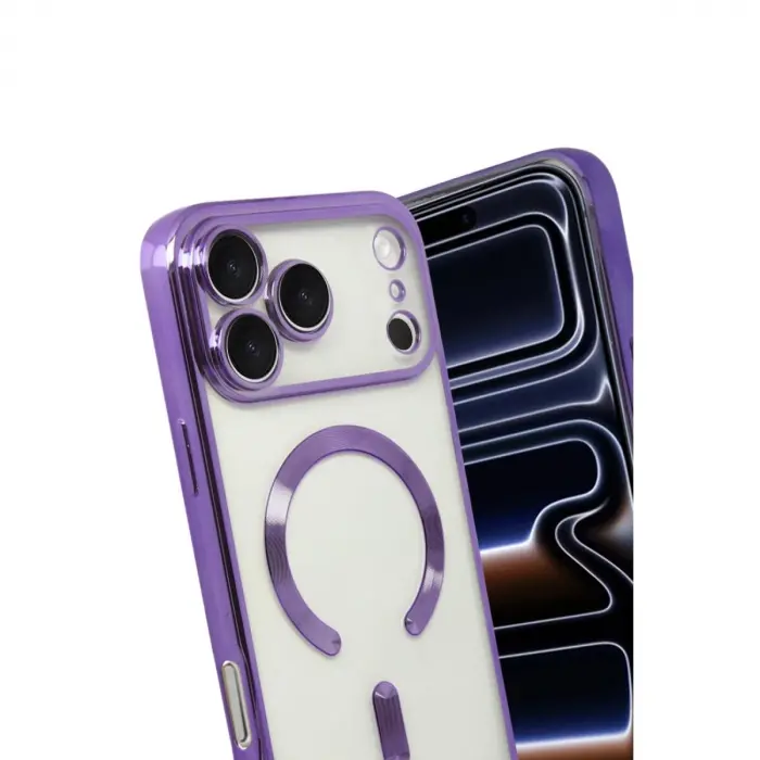 İphone 17 Pro Kross Magneticsafe Kapak - Mor