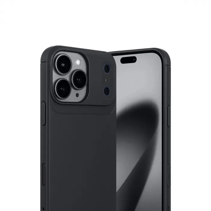 İphone 17 Pro Max Auto Fus Karbon Kapak - Siyah