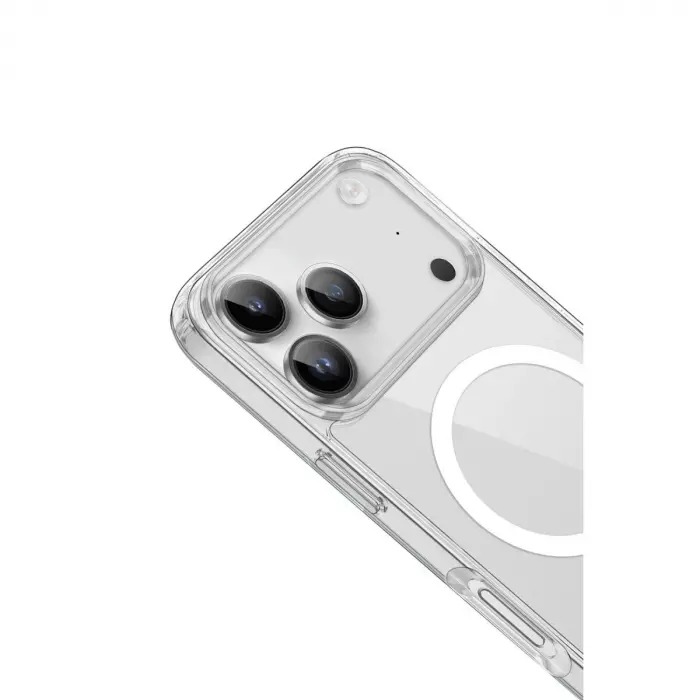 İphone 17 Pro Max Kılıf Pc Real Magsafe Kapak - Şeffaf