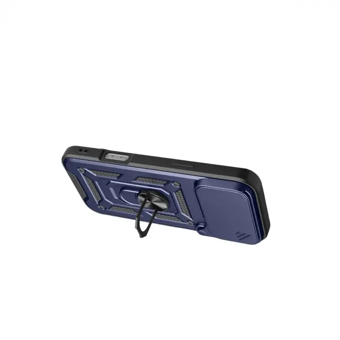 İphone 17 Pro Max Pars Lens Yüzüklü  - Lacivert