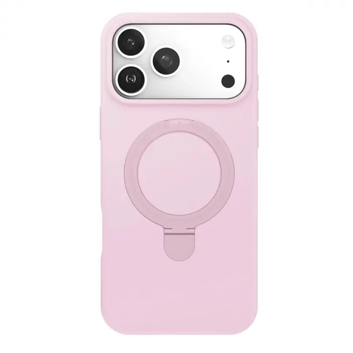 İphone 17 Pro Max Regal Magsafe Standlı Kapak - Açık Pembe