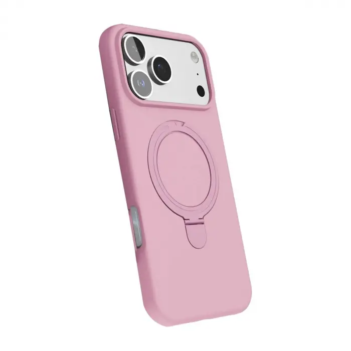İphone 17 Pro Max Regal Magsafe Standlı Kapak - Açık Pembe