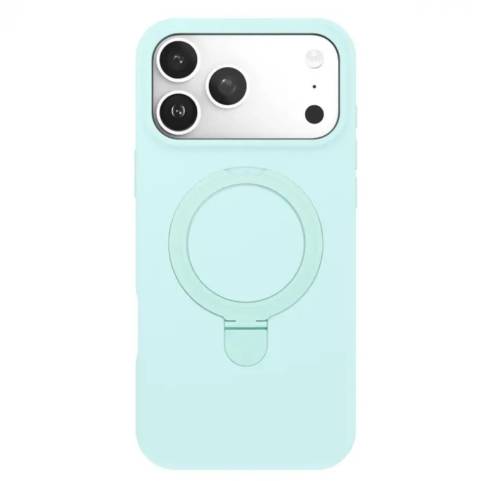 İphone 17 Pro Max Regal Magsafe Standlı Kapak - Su Yeşili