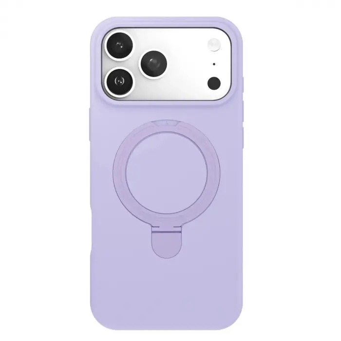 İphone 17 Pro Regal Magsafe Standlı Kapak - Lila