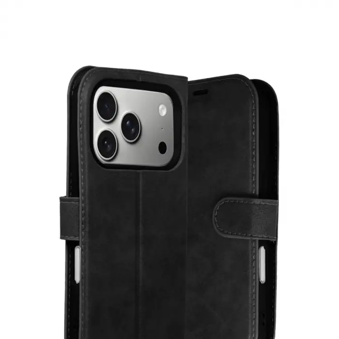 İphone 17 Pro Trend S Plus Kapaklı Kılıf - Siyah