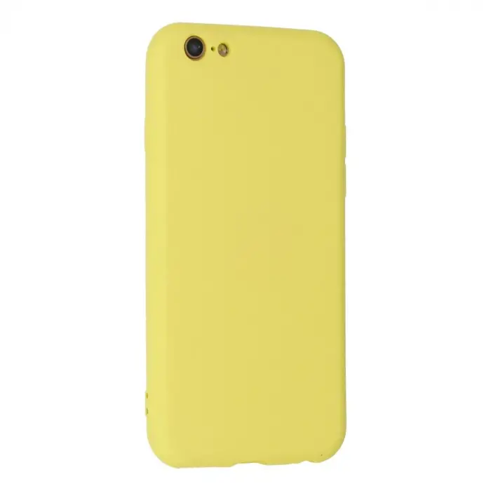İphone 6 Plus Kılıf Nano İçi Kadife  - Sarı
