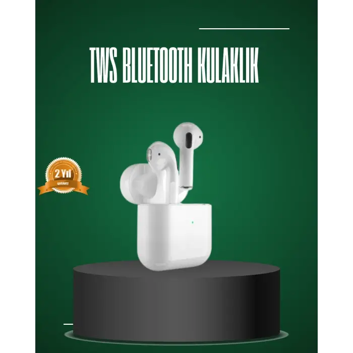 iPhone Pro ve Pro Max Uyumlu TWS Bluetooth Kulaklık Gürültü Engelleyici