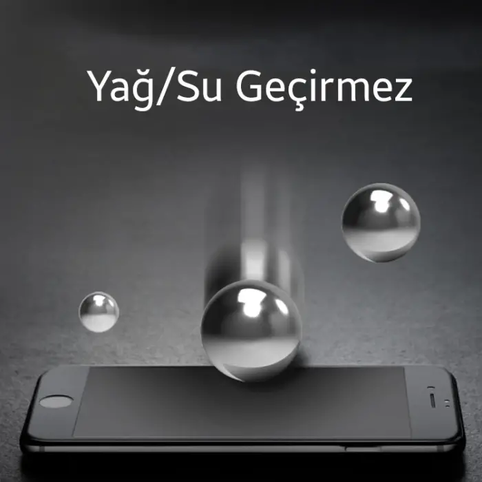 iPhone SE3-SE2 İPhone 8-7 3D Full Privacy Gizlilik Kırılmaz Cam Ekran Koruyucu-(5775)