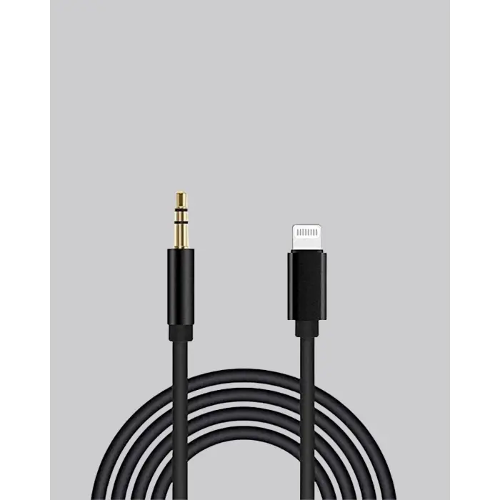 iPhone Uyumlu Lightning 3.5mm Aux Adaptör Kablo Stereo Ses Aktarım