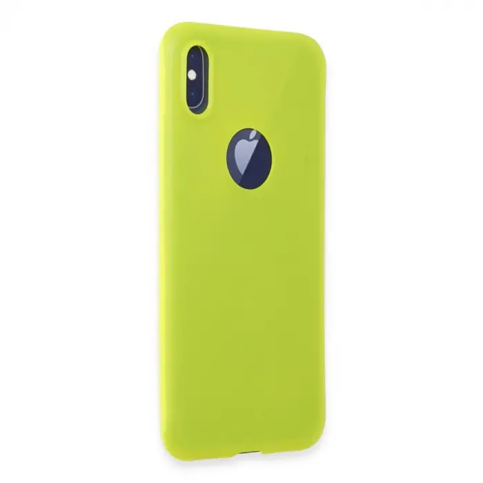 İphone X Kılıf First  - Parlak Sarı