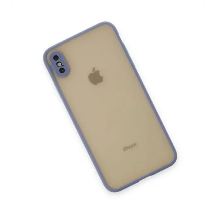İphone X Kılıf Montreal  Kapak - Gri