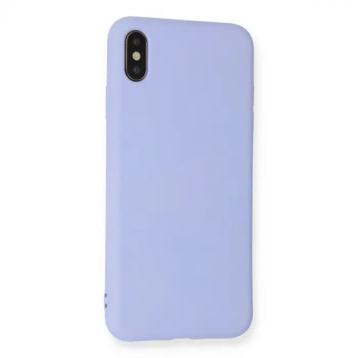 İphone X Kılıf Nano İçi Kadife  - Lila