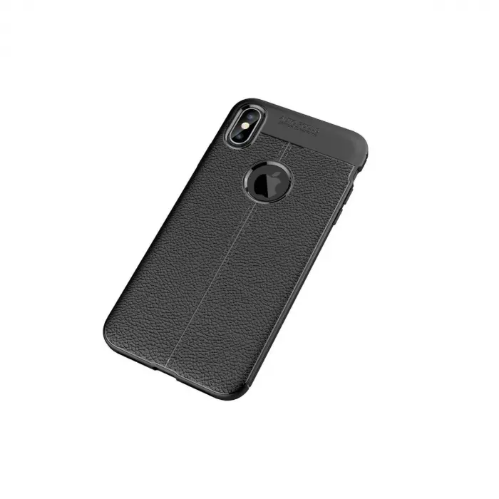 İphone Xs Max Kılıf Auto Fus Kapak - Siyah