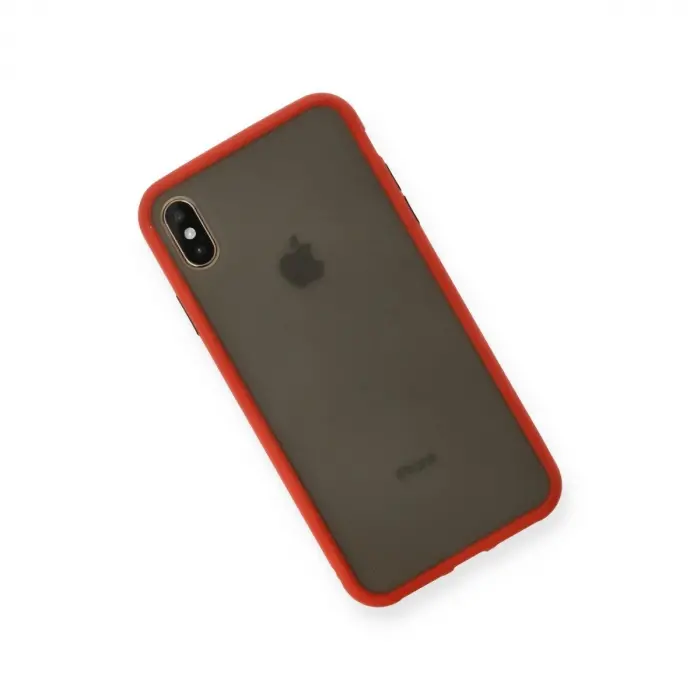 İphone Xs Max Kılıf Montreal  Kapak - Kırmızı
