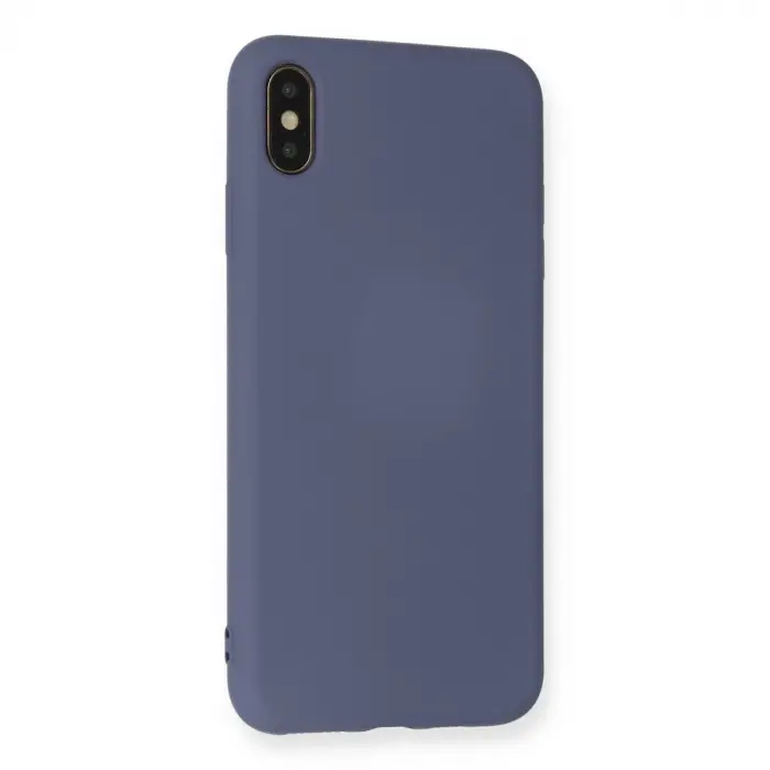 İphone Xs Max Kılıf Nano İçi Kadife  - Gri