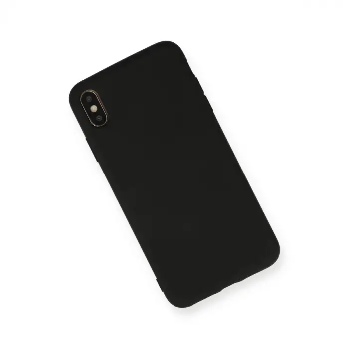 İphone Xs Max Kılıf Nano İçi Kadife  - Siyah