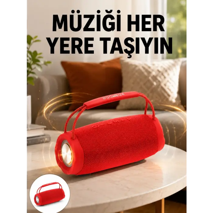 IPX6 Su Geçirmez Bluetooth 5.1 Taşınabilir Hoparlör Çift 10W Yeni Nesil