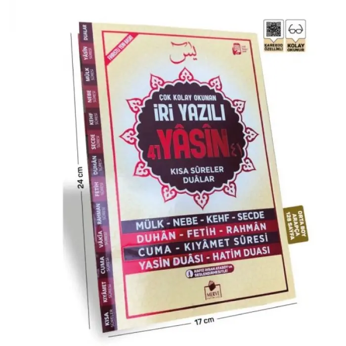 İri Yazılı Yasin Fihristli Sesli Orta Boy