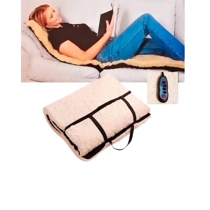 Isıtmalı Titreşimli Masaj Yatağı Tüm Vücut Rahatlatıcı Sistem