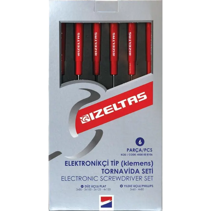 İzeltaş 4500 Elektronikçi TipTornida Seti 6 Parça